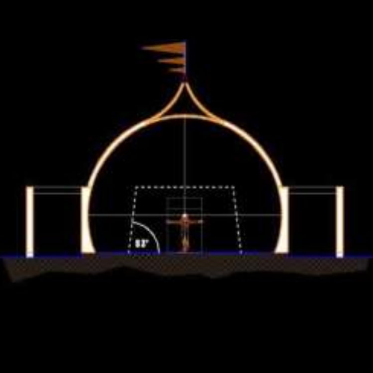 Architectural sketch of the park – sheet 01