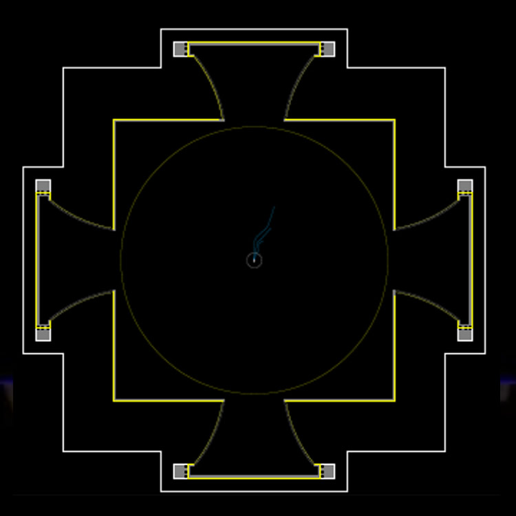 Architectural sketch of the park – sheet 02